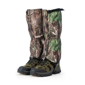 1 пара гетр для ног Дышащая водонепроницаемая крепежная лента Дизайн Регулируемые гетры для зимних ботинок Защита для ног для охоты и скалолазания