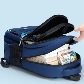 2023 Новые детские школьные сумки, детский рюкзак для начальной школы для мальчиков-подростков, водонепроницаемые рюкзаки, сумка для книг Mochila 4