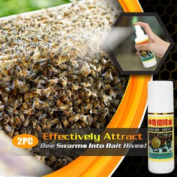 2шт 200 мл Спрей-аттрактант Bee Easy Swarm Lure Портативный для ферм, плотницких ульев, оборудования для пчеловодства 3
