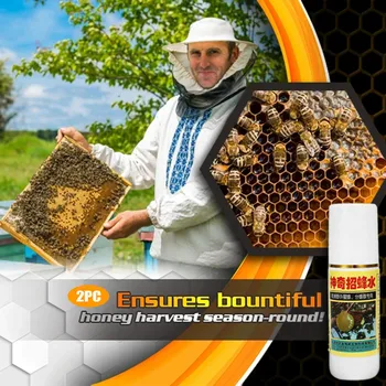 2шт 200 мл Спрей-аттрактант Bee Easy Swarm Lure Портативный для ферм, плотницких ульев, оборудования для пчеловодства 4