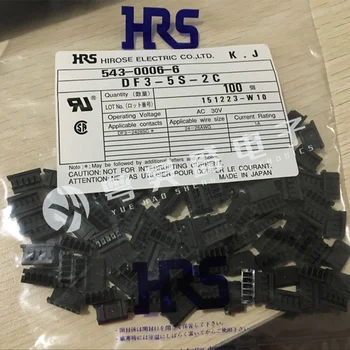 30шт оригинальный новый разъем HRS DF3-5S-2C с 5-контактным резиновым корпусом с шагом 2,0 мм