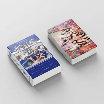55 шт./компл. Kpop TWICE Lomo Cards Новый альбом TASTE OF LOVE Momo Sana Фотокарточки для фанатов Подарочные Высококачественные HD K-pop Открытки