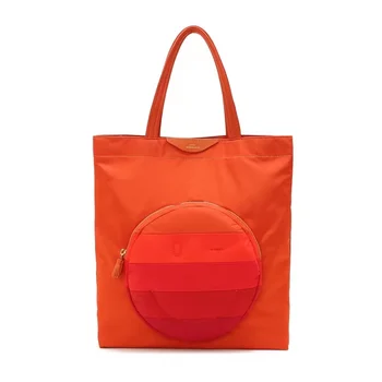 Anya Parachute Водонепроницаемая нейлоновая ткань Rainbow Smile Женская сумка через плечо, сумка-тоут, хозяйственная сумка 2