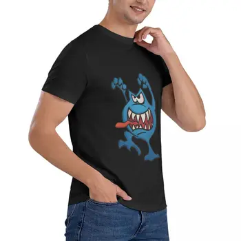 Blue Tongue Monster Новая футболка Harajuku мужские хлопчатобумажные топы и тройники 1