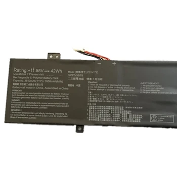 C31N1733 Аккумулятор Для Ноутбука ASUS VivoBook Flip 14 TP412FA EC010T EC224T EC272R TP412UA DB51T S8130 EC035T EC123T EC249T EC969T 1