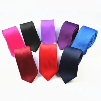 GUSLESON 2017 Высококачественный мужской галстук, Однотонный, 100% Шелковый, Тонкий, Узкий Галстук gravata, Галстуки для мужчин, Официальная свадебная вечеринка