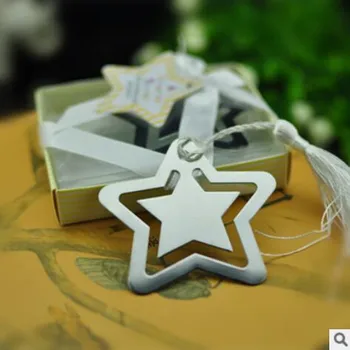 PASAYIONE В корейском стиле Кавайная Закладка в форме пяти звезд С кисточками Принадлежности для вечеринок Сувенир для душа ребенка Центральное место на столе 0