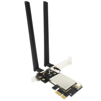PCIE WiFi Card Адаптер Bluetooth Двухдиапазонная Беспроводная Сетевая Карта Repetidor Adaptador для Настольного ПК Wi-Fi Антенна M.2