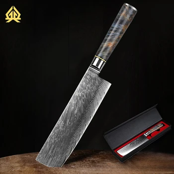 XTL VG 10 Нож из дамасской стали, кухонный нож, нож для нарезки, острый нож шеф-повара, с подарочной коробкой, кухонный нож