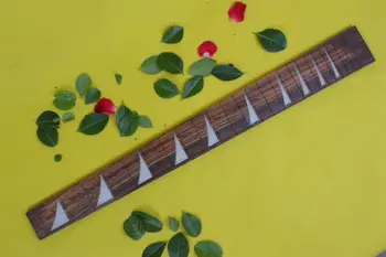 Yinfente Электрическая Гитара с 24 Ладами, Гриф 25,5 Дюймов, Треугольная Инкрустация из Розового Дерева для Luthier, Замена Гитарных Деталей DIY