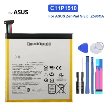 Аккумулятор C11P1510 4000 мАч для ASUS ZenPad S 8.0 Z580CA Bateria + Бесплатные инструменты с трек-кодом