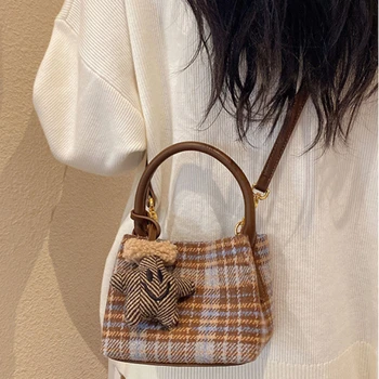 Винтажная сумка Sense Коричневая сумка-ракушка в английском стиле, универсальная женская сумка-тоут, высококачественная модная сумка через плечо 3