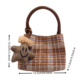Винтажная сумка Sense Коричневая сумка-ракушка в английском стиле, универсальная женская сумка-тоут, высококачественная модная сумка через плечо 5