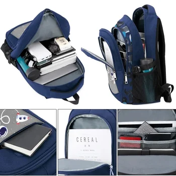 Детский рюкзак, детские школьные сумки для мальчиков, ортопедическая водонепроницаемая сумка для начальной школы, сумка для книг Mochila Infantil 4