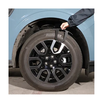 Для Ford Maverick 2022 2023 Аксессуары Для ступицы колеса автомобиля, украшения обода шины, наклейки для отделки крышки - Мягкое углеродное волокно 2