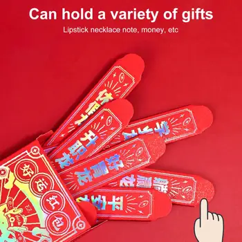 Конверт с 15 Этикетками Набор Китайских Новогодних Конвертов Изысканный Дизайн Дракона Добрые Благословляющие Письма Счастливый Денежный Мешок на Весну 1