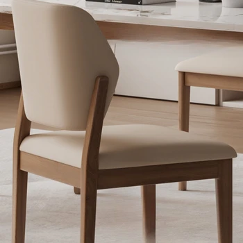 Минималистский Дизайн Обеденных стульев, Современные обеденные стулья Nordic Hotel Relax, Деревянный стол, Геймерская мебель Cadeira Sandalye House 2