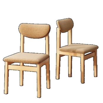 Минималистский Дизайн Обеденных стульев, Современные обеденные стулья Nordic Hotel Relax, Деревянный стол, Геймерская мебель Cadeira Sandalye House 5