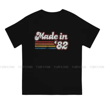 Мужская футболка на 40-й день рождения 1982 года, винтажные 40-летние Базовые свитшоты для отдыха, футболка высокого качества, модная Свободная 1
