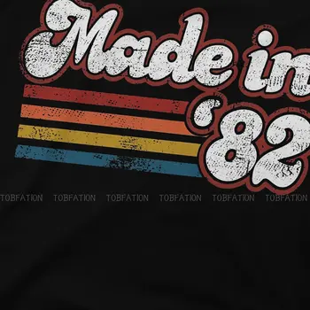 Мужская футболка на 40-й день рождения 1982 года, винтажные 40-летние Базовые свитшоты для отдыха, футболка высокого качества, модная Свободная 3
