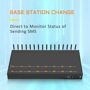 Новая версия! Multi SIMs 2G 16-канальный SMS- и голосовой Шлюз GSM-модем с 16 портами SMS-модема для бизнеса приема и отправки массовых sms-сообщений