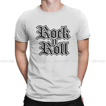 Новинка, футболка для мужчин, музыкальные топы в стиле рок-н-ролл, модная футболка из 100% хлопка с принтом, свободный креативный подарок 0