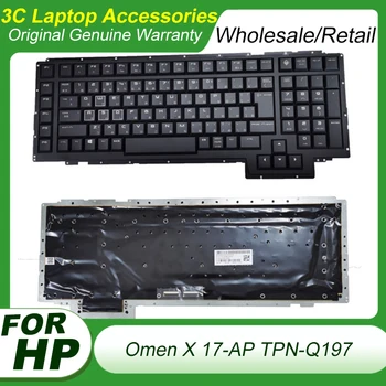 Оригинальная Новая Клавиатура для HP Omen X 17-AP TPN-Q197 17-AP030NG 17-ap000nt Japan Замена Подставки для рук Ноутбука с подсветкой клавиатуры