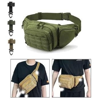 Открытый военный Тактический Поясной рюкзак для тренировок пеших прогулок Стрельбы Охотничий Пистолет Сумка Нагрудная сумка CS Air Gun Color Bullet Battle Bag