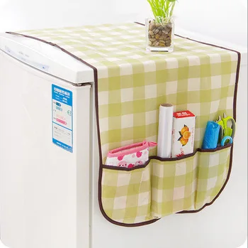 Пылезащитный чехол для холодильника С карманной сумкой для хранения, Чехол для холодильника, Органайзер для стиральной машины, сумки для хранения, Подвесная сумка