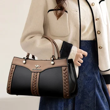 Роскошная дизайнерская многослойная женская сумка 2023, модная высококачественная сумка-мессенджер из мягкой кожи, женская сумка через плечо. 2
