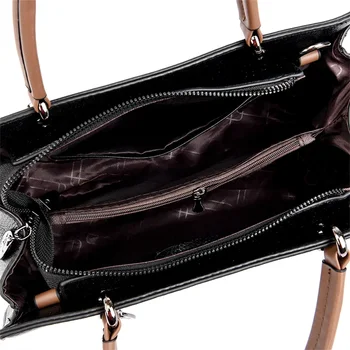 Роскошная дизайнерская многослойная женская сумка 2023, модная высококачественная сумка-мессенджер из мягкой кожи, женская сумка через плечо. 5