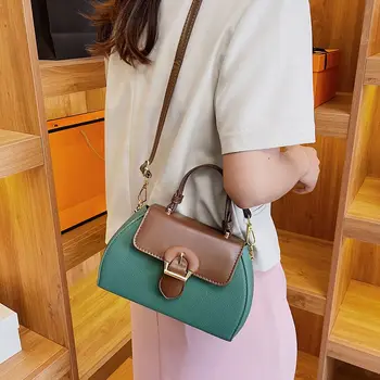 Роскошная дизайнерская сумка контрастного цвета Fashion Sweet Y2K Женская сумка в Корейском стиле 2023 года, новая повседневная женская сумка через плечо на одно плечо 1