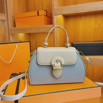 Роскошная дизайнерская сумка контрастного цвета Fashion Sweet Y2K Женская сумка в Корейском стиле 2023 года, новая повседневная женская сумка через плечо на одно плечо 5