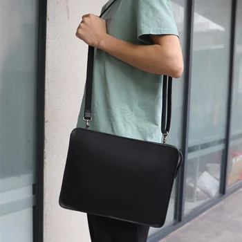 Роскошная мужская сумка через плечо из натуральной кожи, деловая 13-дюймовая сумка для ноутбука, мужская офисная сумка-мессенджер, сумки для IPAD для мужчин 2