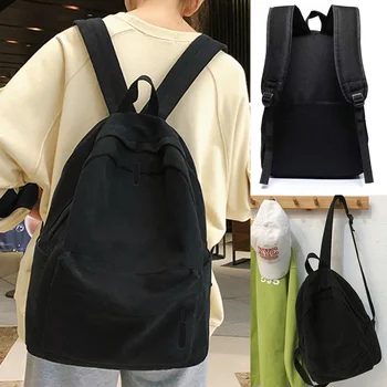 Рюкзаки на плечах унисекс, рюкзак для поездок на работу, школьные сумки для подростков, рюкзак для ноутбука с текстовым буквенным принтом, женская сумка для путешествий большой емкости 2