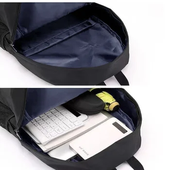 Рюкзаки на плечах унисекс, рюкзак для поездок на работу, школьные сумки для подростков, рюкзак для ноутбука с текстовым буквенным принтом, женская сумка для путешествий большой емкости 3