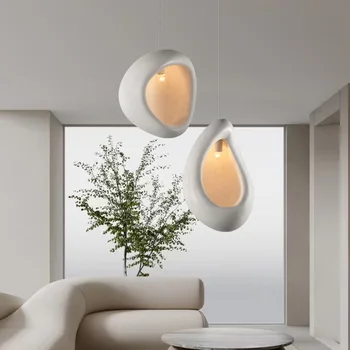 Светодиодный подвесной светильник ручной работы в японском стиле, Дизайнерский декор для дома, Подвесные люстры, освещение столовой, ресторан, подвесной светильник