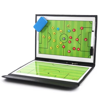 Складная магнитная тактическая доска для футбольных тренировок Coachs Тактическая доска для футбольных игр Football Training Tactics Clipboard Hot