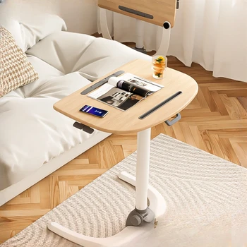 Складной подъемный стол, передвижная прикроватная тумбочка, стоячий рабочий стол, ноутбук, офисный, домашний складной стол