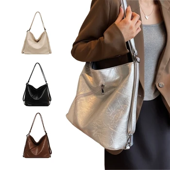 Сумка через плечо, сумка-тоут, минималистичная модная женская сумка через плечо, лаконичный дизайн, достаточно места для ежедневных поездок на работу 1