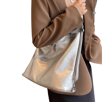 Сумка через плечо, сумка-тоут, минималистичная модная женская сумка через плечо, лаконичный дизайн, достаточно места для ежедневных поездок на работу 4