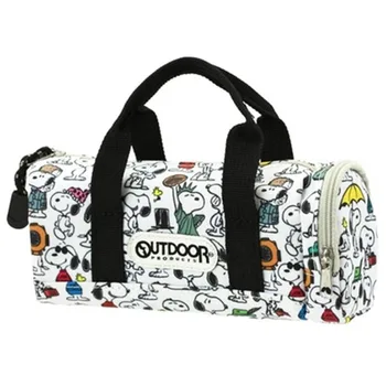 Холщовая сумка для ручек Snoopy, персонализированная креативная мультяшная сумка для ручек большой емкости, косметичка для девочек, сумка для хранения канцелярских принадлежностей для мальчиков 5