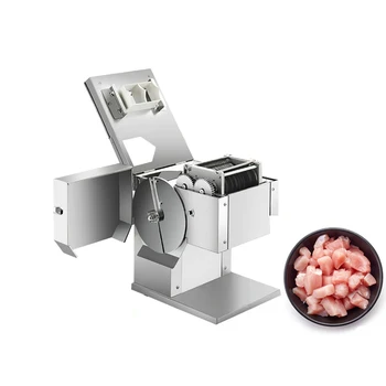 Электрическая мясорубка, коммерческая машина для нарезки свежего мяса из нержавеющей стали, Измельчитель овощей, мясорубка